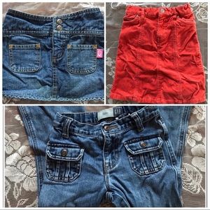 Lot-Gapjeans,old navy skort,children’s place skirt